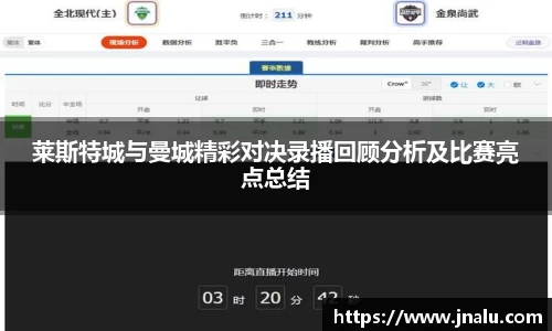 悟空体育莱斯特城与曼城精彩对决录播回顾分析及比赛亮点总结